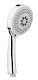 Aqualine Sprchy - Sprchová hlavice, průměr 100 mm, 3 proudy, chrom SC089