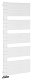 Aqualine Topení - Topné těleso Mili, 600x1510 mm, 775 W, bílá DC640T