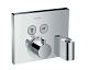Hansgrohe Shower Select - Termostatická baterie pod omítku, se 2 výstupy, chrom 15765000