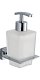 Aqualine Apollo - Dávkovač mýdla, chrom/mléčné sklo 1416-19
