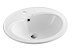 Aqualine Keramika - Umyvadlo zápustné 550x480x190 mm, bílá 55481