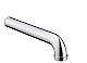 Hansgrohe Sifony - Zahnutá trubka 300 mm, chrom 53555000