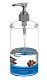 Aqualine Pyxis - Dávkovač mýdla Nemo na postavení, čirá/modrá PY8089