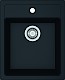 Franke Sirius - Tectonitový dřez SID 610-40, 430x530 mm, černá 114.0503.041